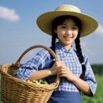 Ảnh gái quê chân chất tối giản