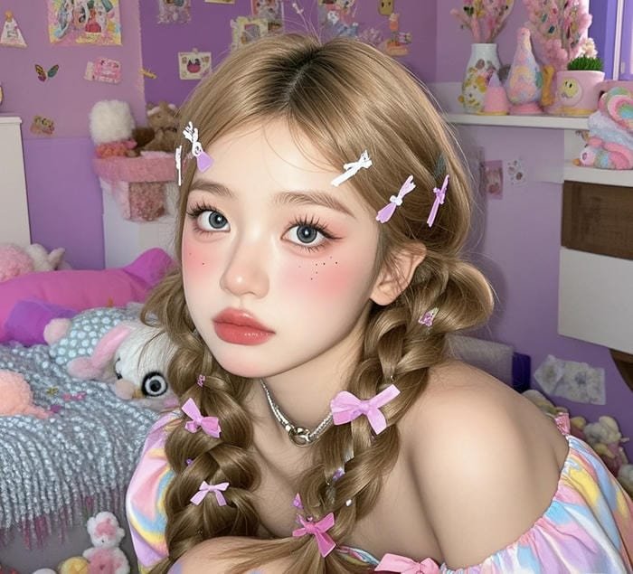 Gái xinh Trung Quốc dễ thương như búp bê