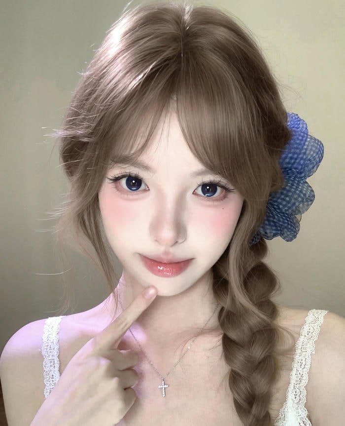 Gái xinh da trắng đẹp chuẩn Hàn Quốc