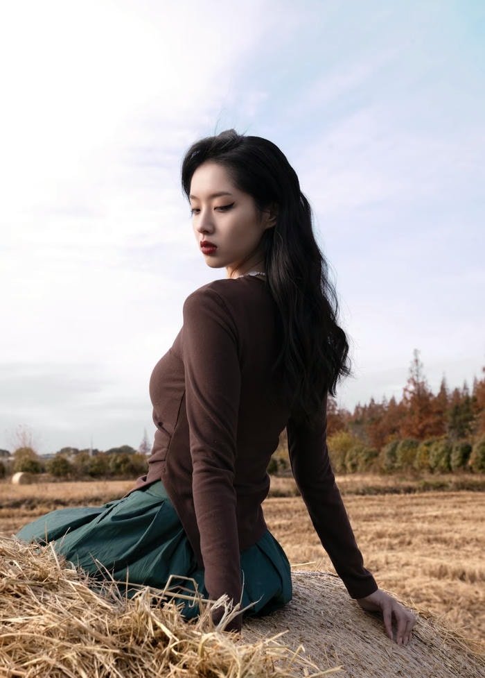 Hình gái quê dịu dàng