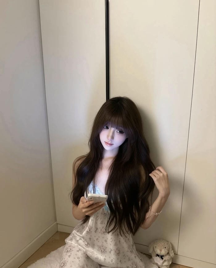 Hình gái xinh Trung Quốc mang thần thái sang chảnh