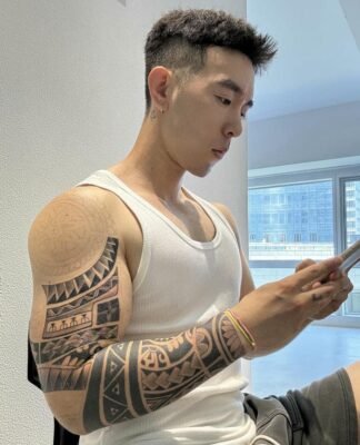 Hình trai đẹp xăm trổ cá tính