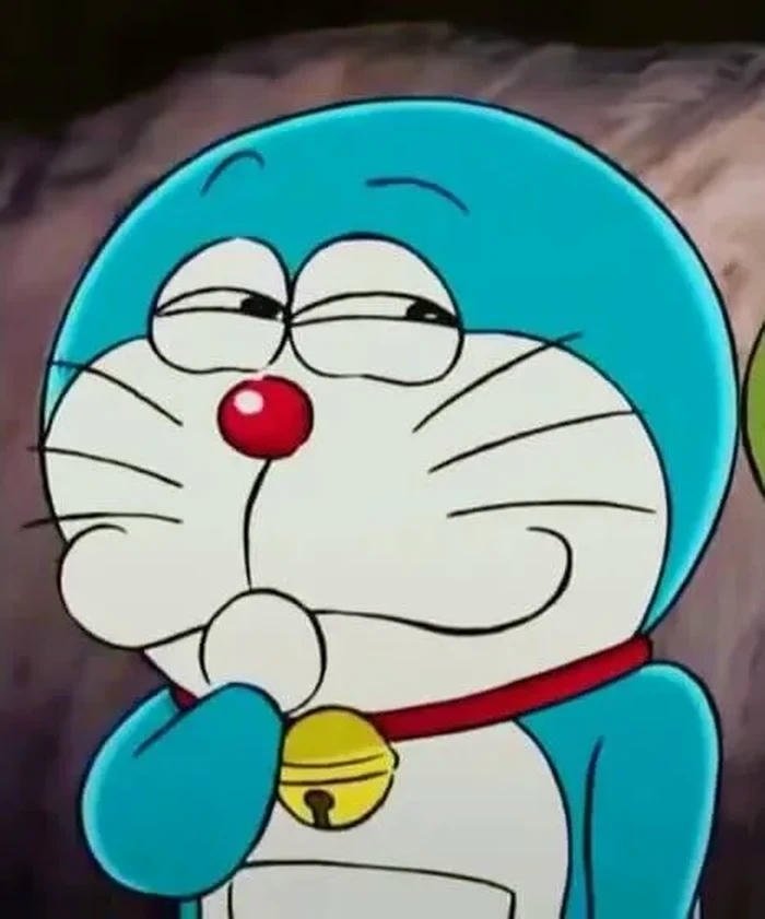 Meme doraemon cười đểu 