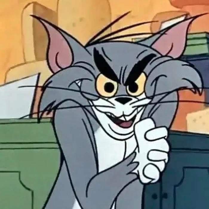 Meme cười đểu mèo tom