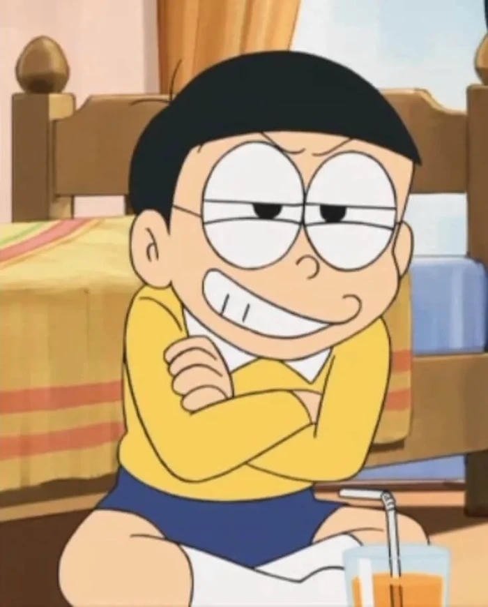 Meme cười đểu nobita