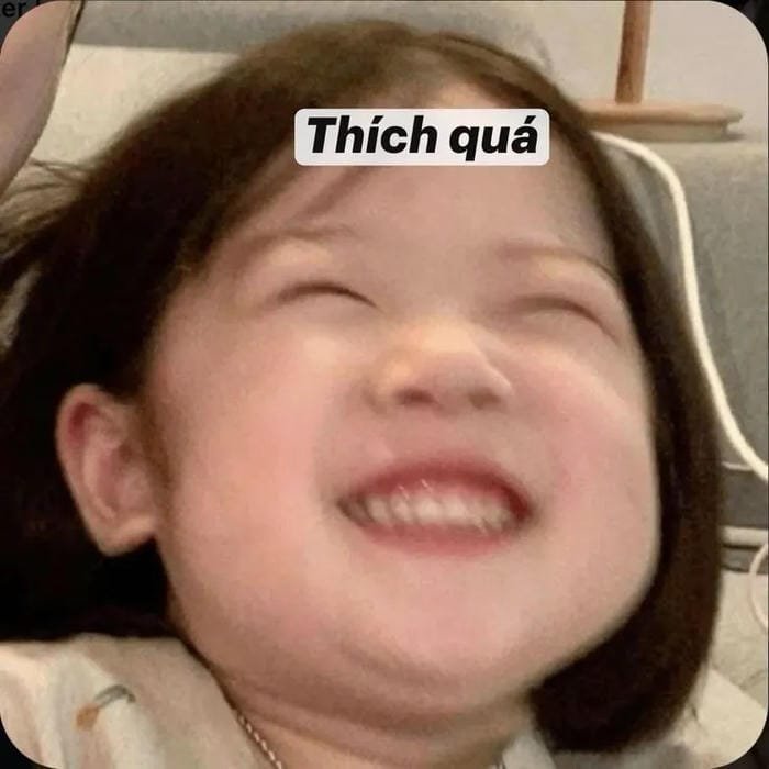 Ngại meme em bé dễ thương