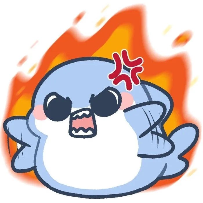 ảnh anime tức giận cá mập