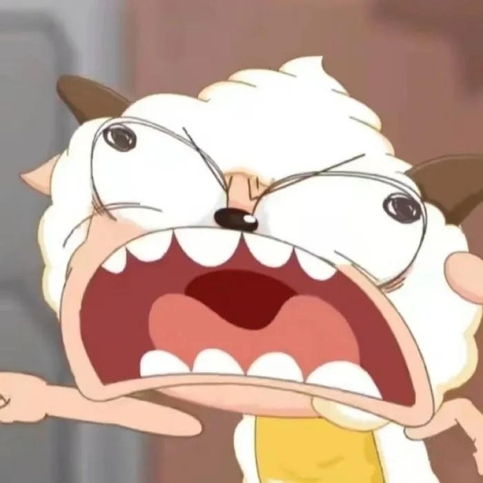 ảnh anime tức giận cừu hài