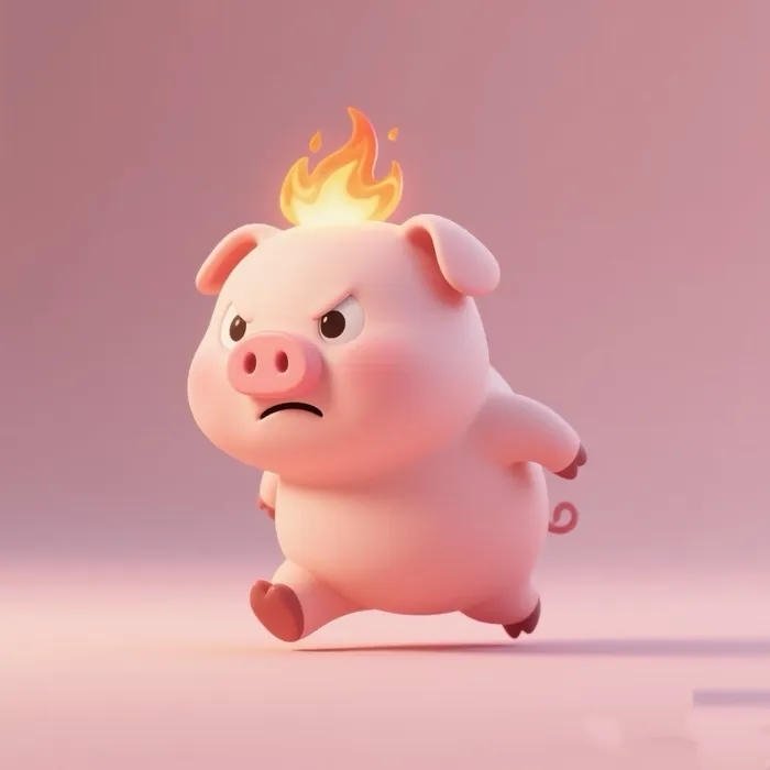 ảnh anime lợn giận tím người