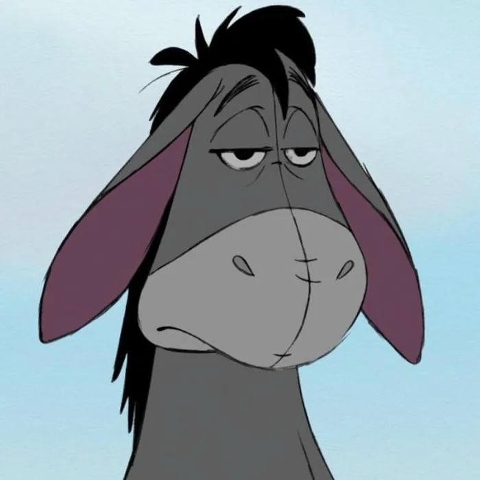 ảnh avatar buồn con lừa