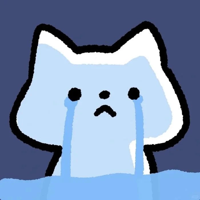 ảnh avatar buồn mèo khóc