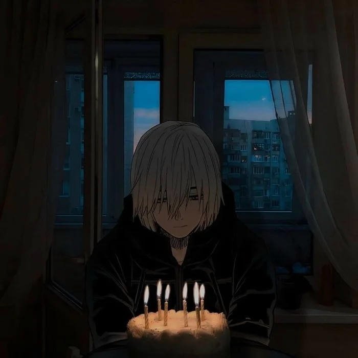 ảnh avatar buồn sinh nhật