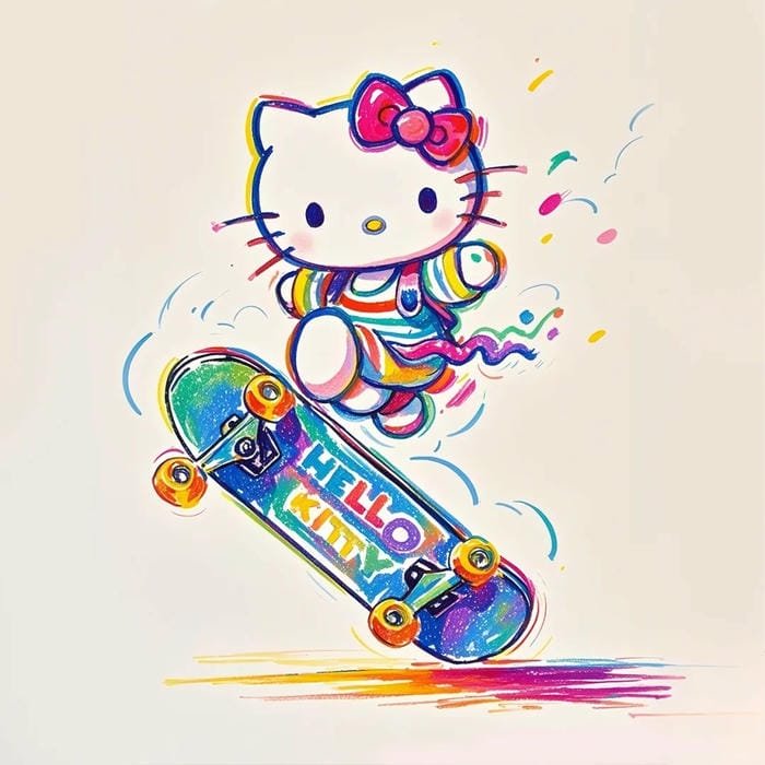 ảnh avatar hello kitty