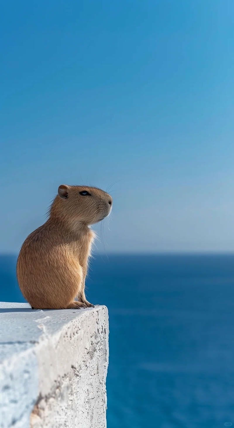 ảnh capybara chill vibe