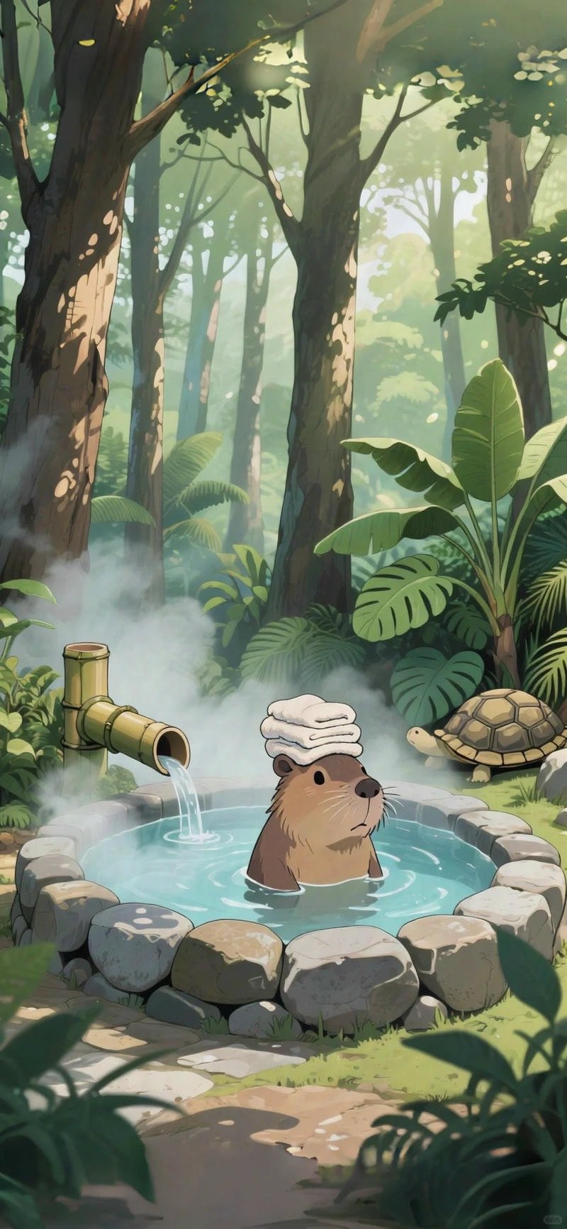 ảnh capybara thư giãn