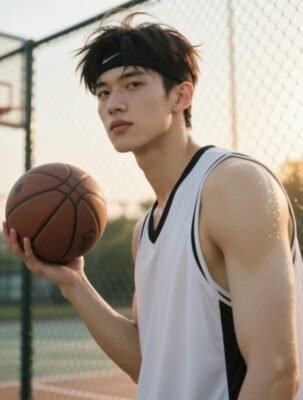 ảnh cầu thủ rổ nhìn nghiêng cực cuốn hút