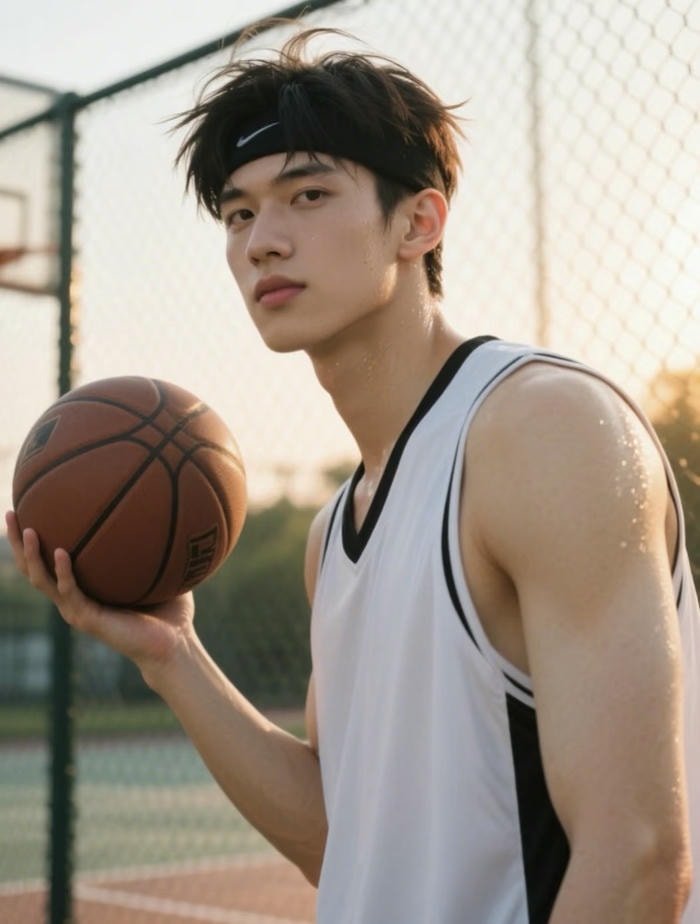 ảnh cầu thủ rổ nhìn nghiêng cực cuốn hút