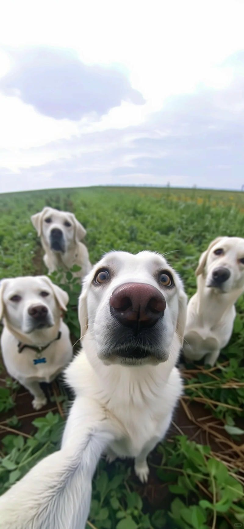 ảnh chó cùng đồng bọn