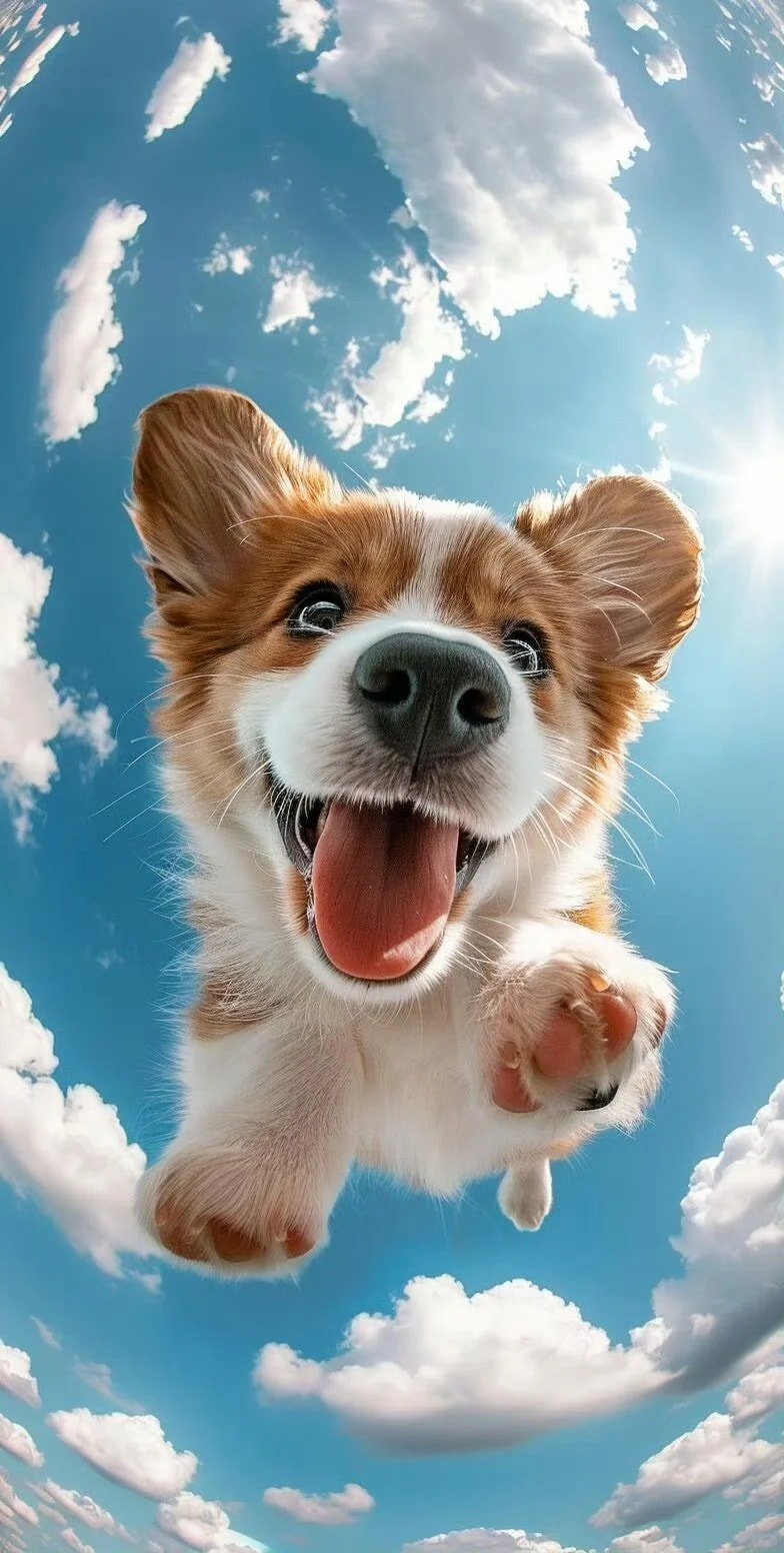 ảnh chó cute wallpaper 4k