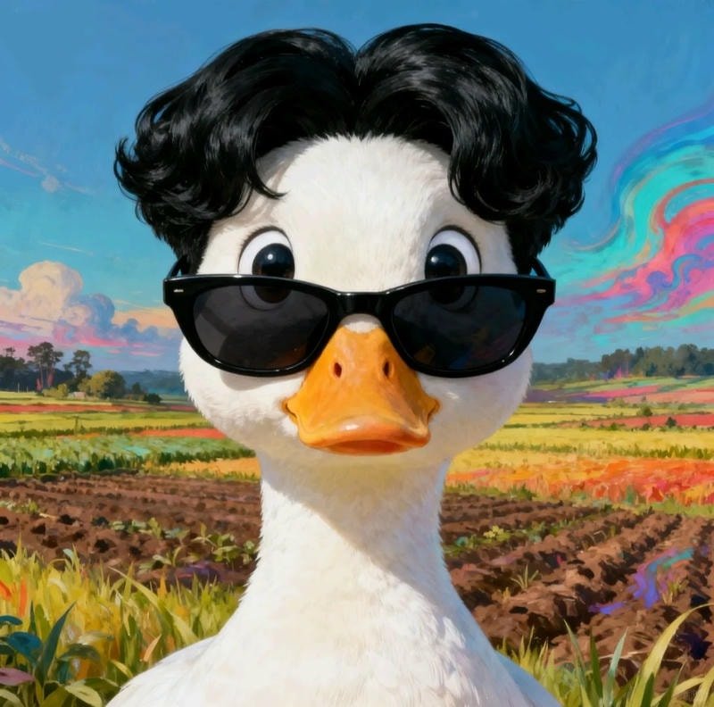 ảnh con vịt cute