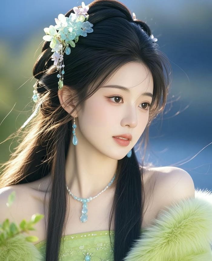 ảnh gái xinh cổ trang khoe nét đẹp truyền thống