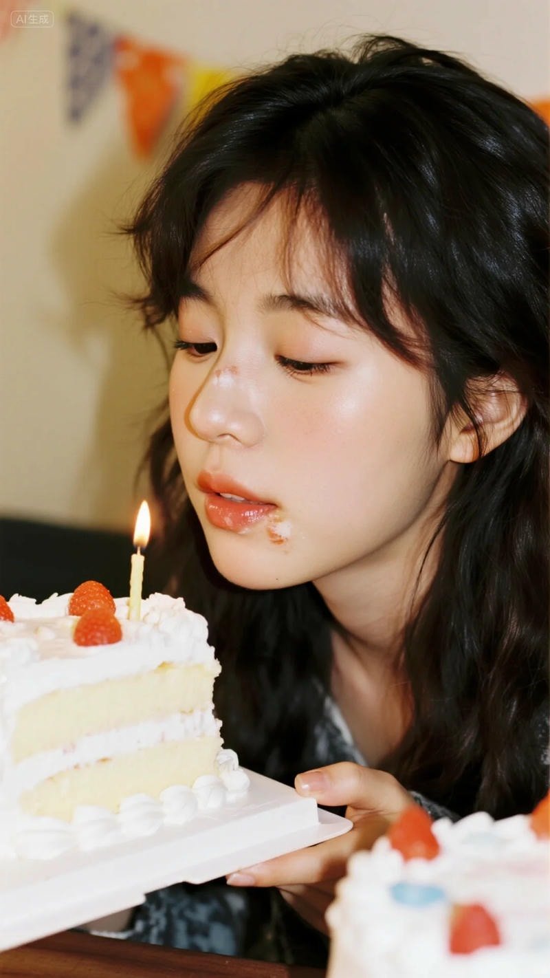 ảnh gái xinh sinh nhật lung linh