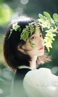 ảnh gái xinh tóc ngang vai 2k3