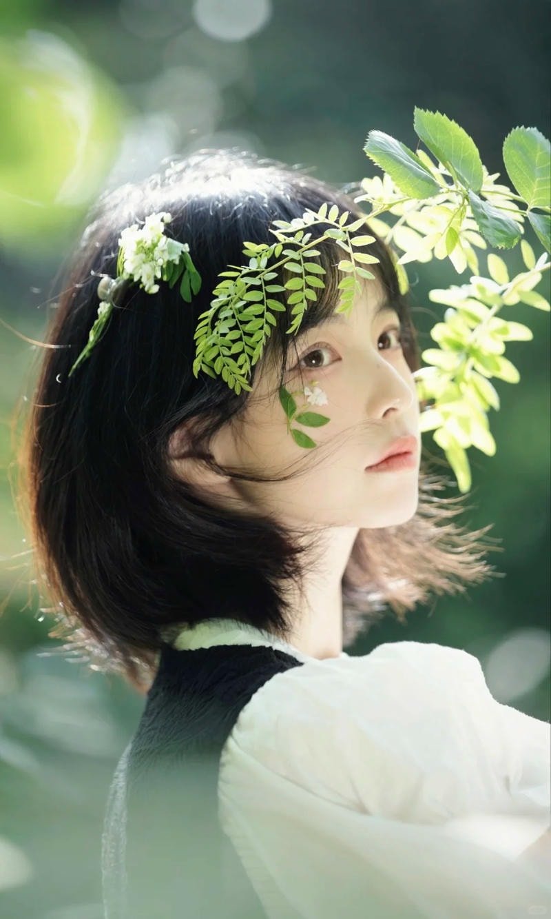 ảnh gái xinh tóc ngang vai 2k3