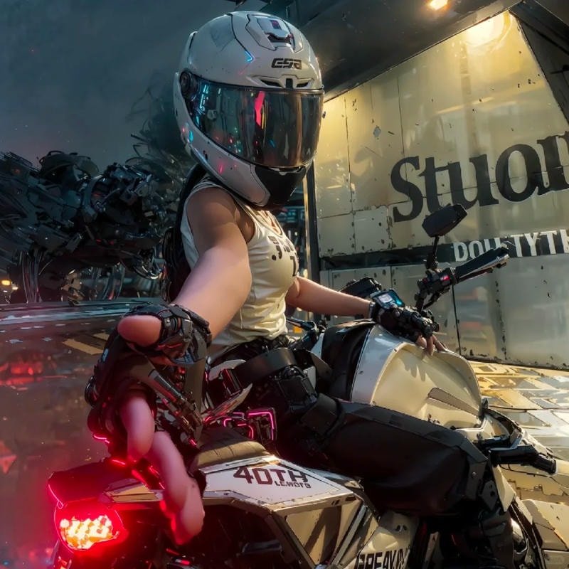 ảnh gái xinh xe độ nghệ thuật