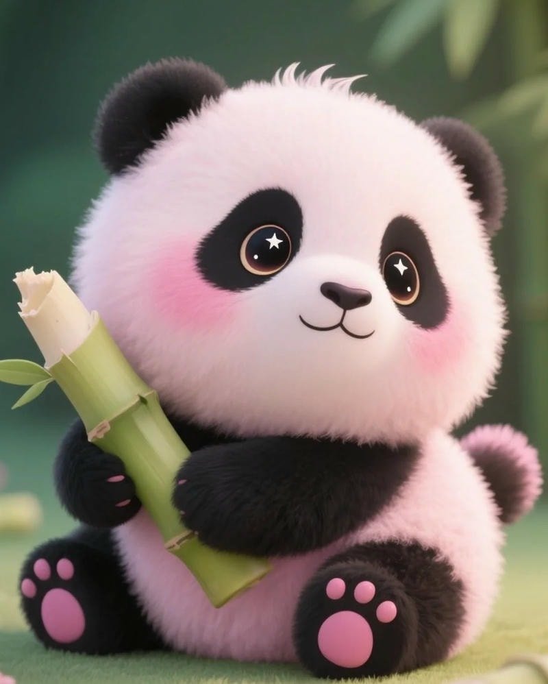 ảnh gấu trúc đang chơi