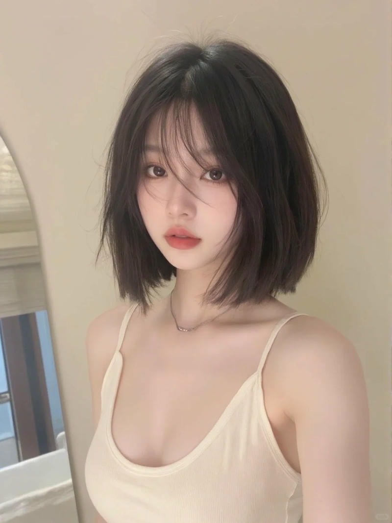 ảnh hot girl tóc ngang vai 2k3