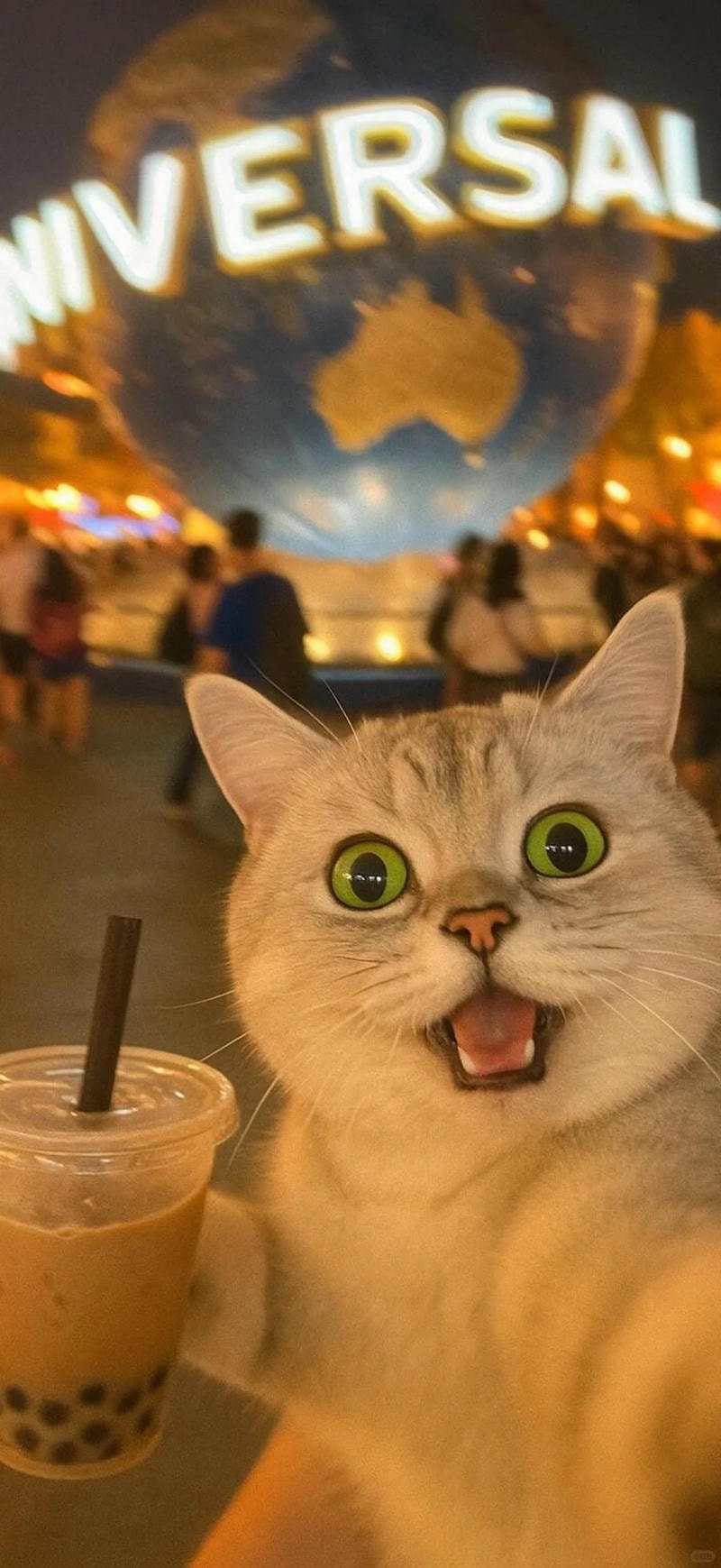 ảnh mèo meme nền dễ thương