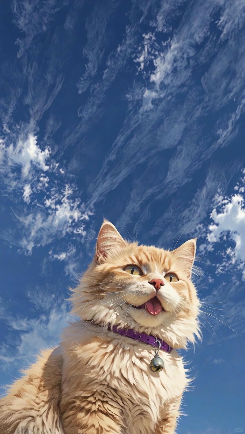 ảnh mèo ngáp cute