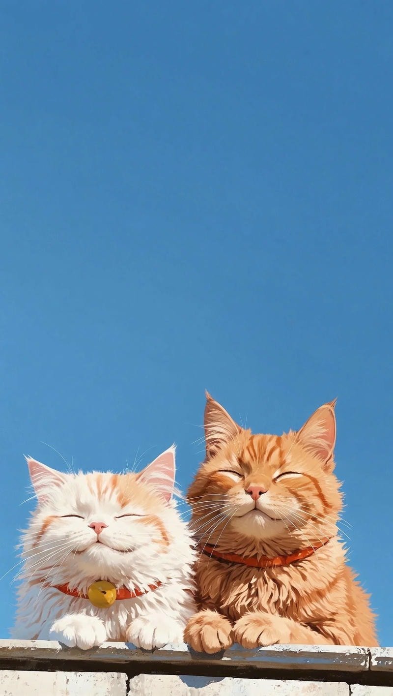 ảnh mèo ngồi dễ thương