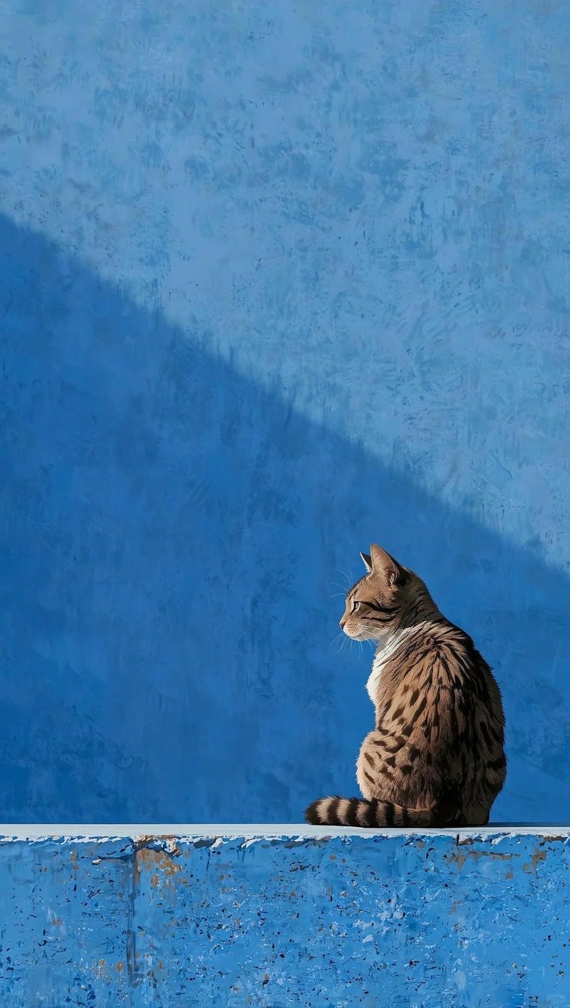 ảnh mèo quay lưng dễ thương