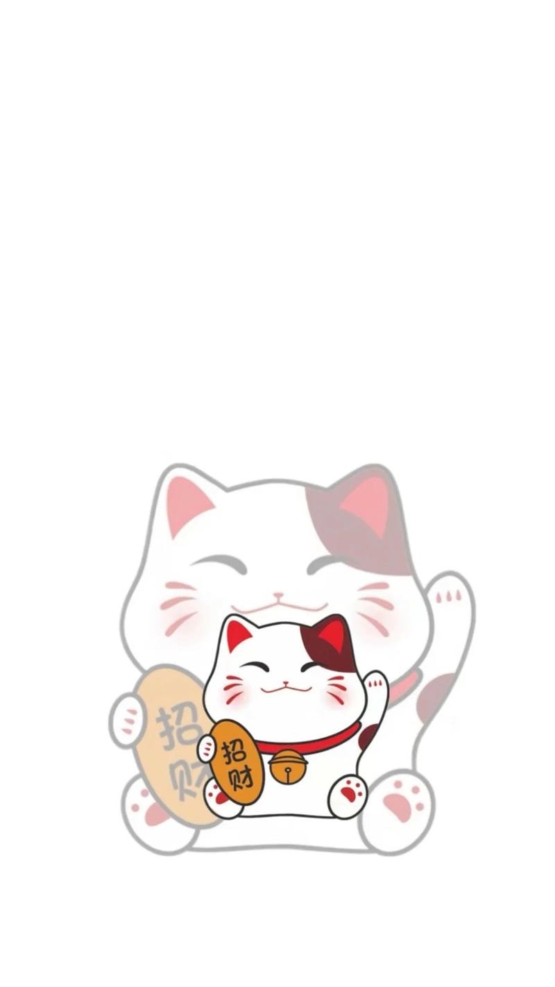 ảnh mèo thần tài cute