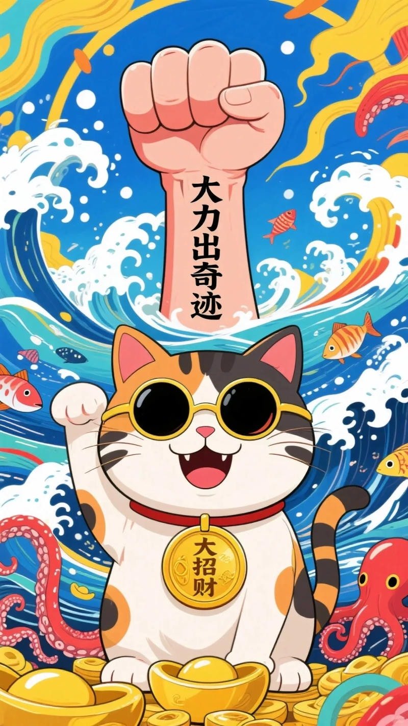 ảnh mèo thần tài tài lộc