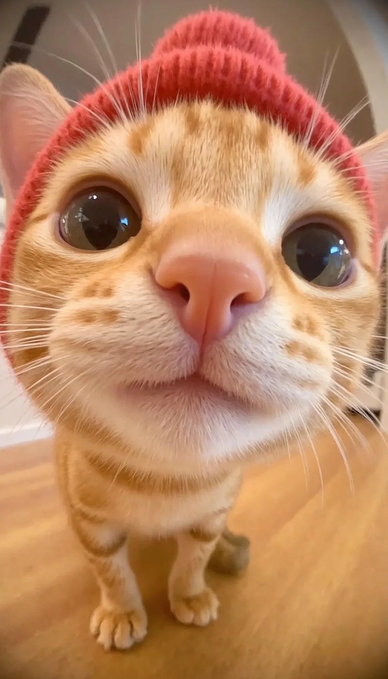 ảnh mèo vàng cute