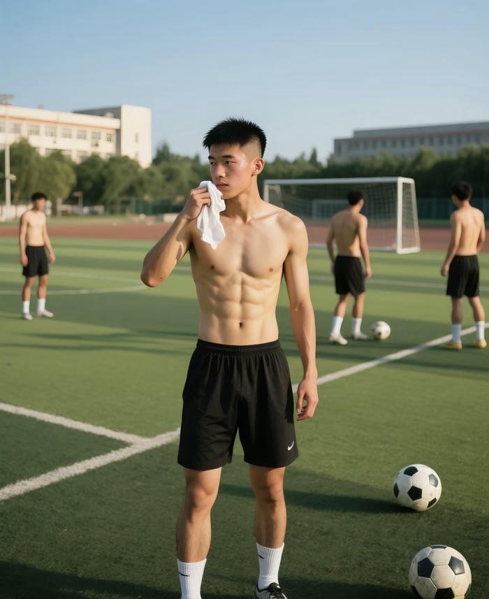 ảnh trai thể hình mang phong thái tự tin