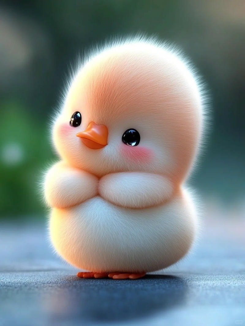 ảnh vịt con dễ thương