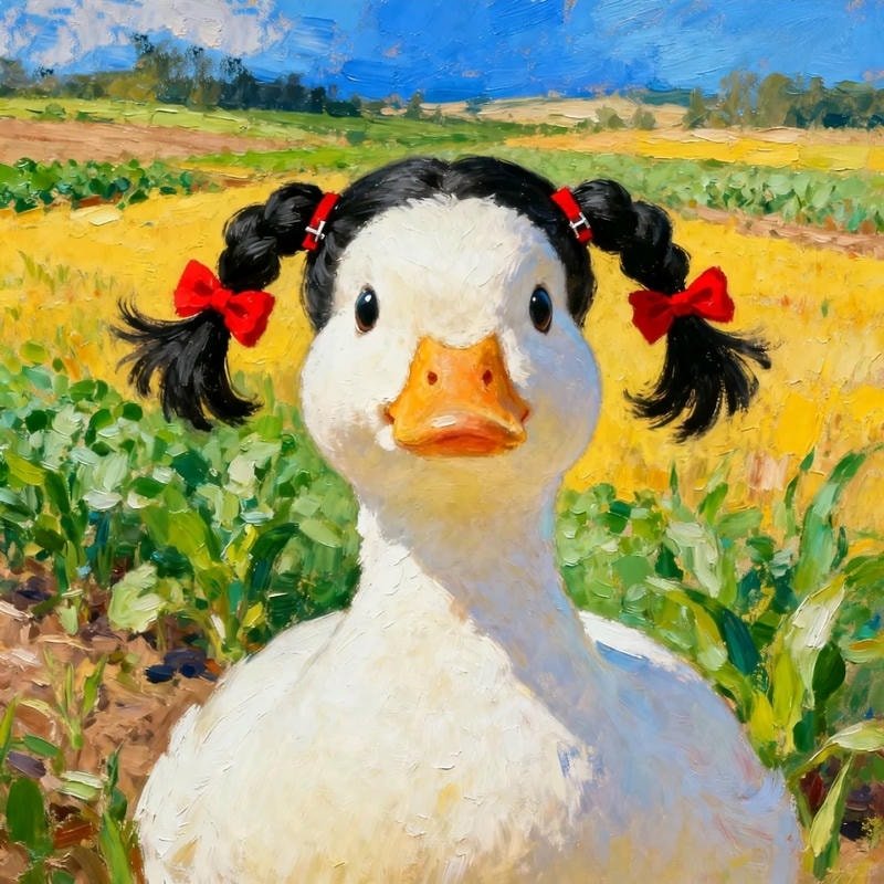 ảnh vịt hoạt hình cute