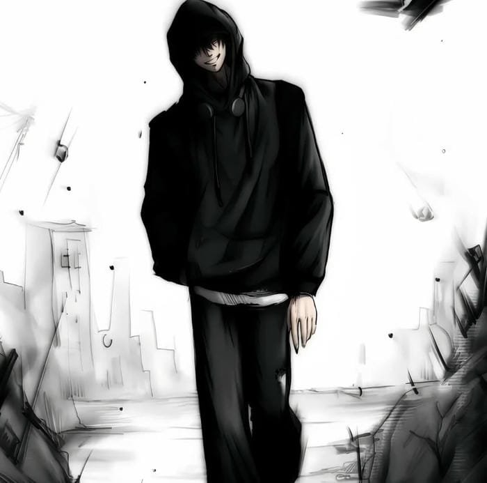 avatar anime đen trắng tiktok