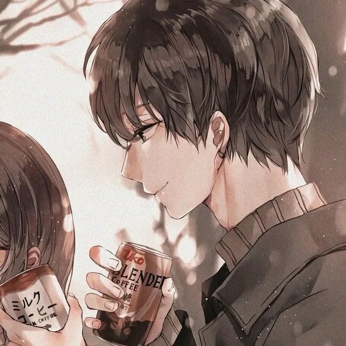 avatar đôi anime dễ thương nam