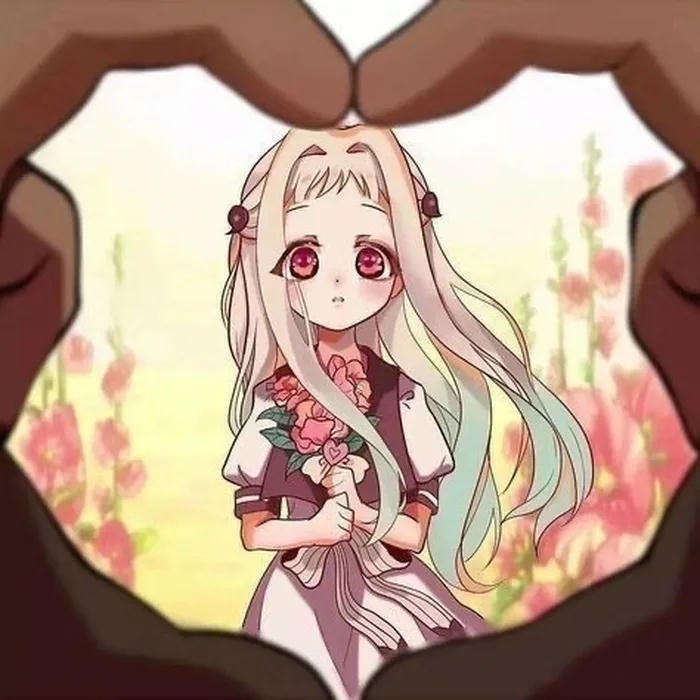 avatar đôi anime trái tim nữ