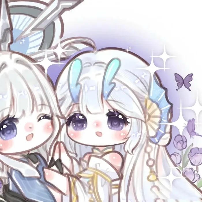 avatar đôi bạn thân cực dễ thương đôi