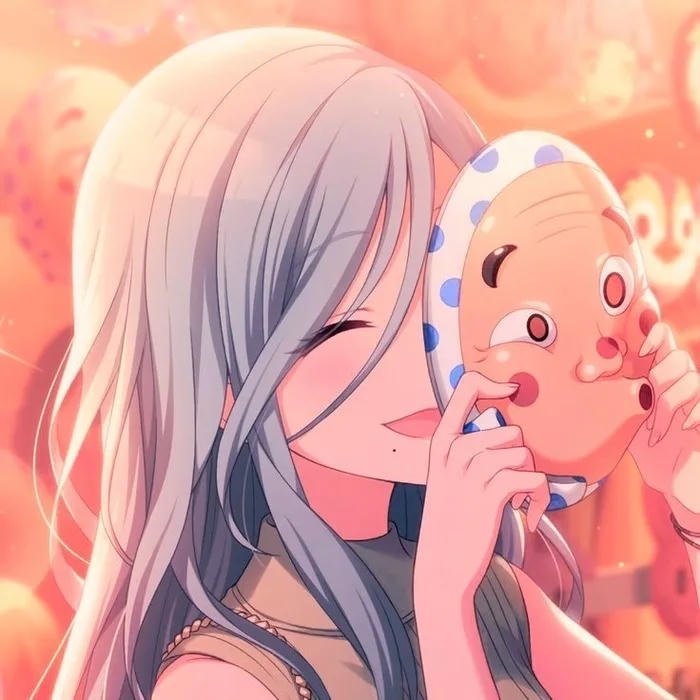 avatar đôi bạn thân đeo mặt nạ