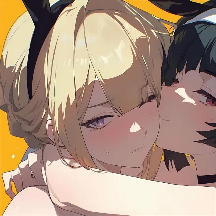 avatar đôi bạn thân thỏ