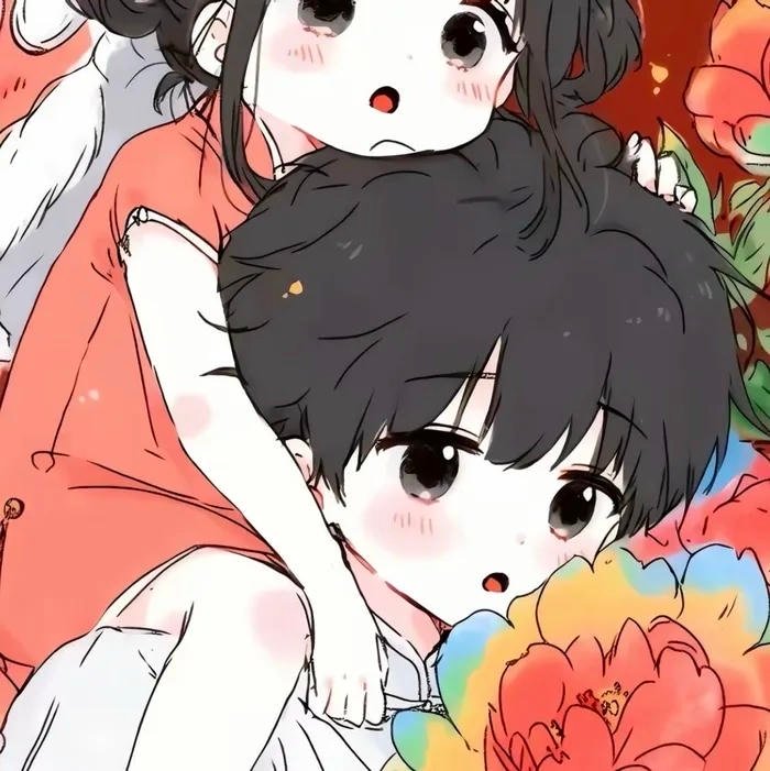 avatar đôi chibi dễ thương nhất nam