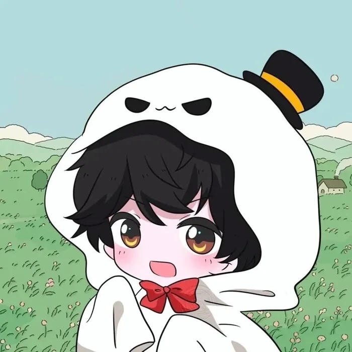 avatar đôi chibi đẹp cute nam