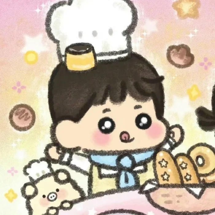 avatar đôi chibi nấu ăn nam
